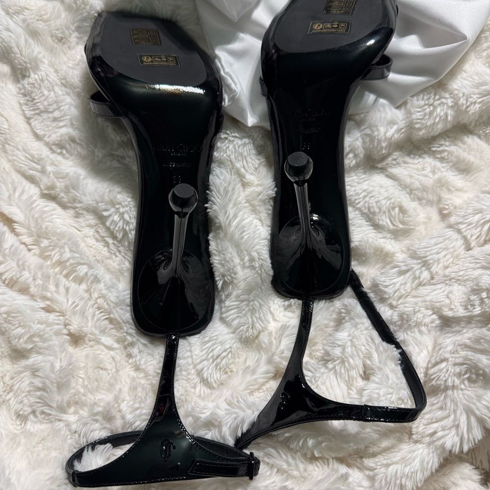 Jimmy Choo Ixia 95 Patent Sandal - Picture 12 of 12